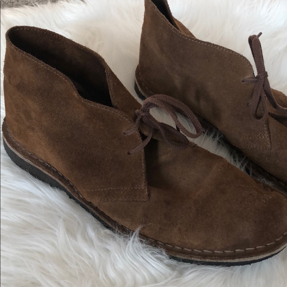 J Crew Suede lace up Boots